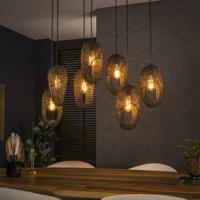 LifestyleFurn Hanglamp Shanay Wire, 4+3-lamps - Artic zwart - thumbnail