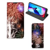Motorola Moto G9 Play Hippe | Standcase | Vuurwerk