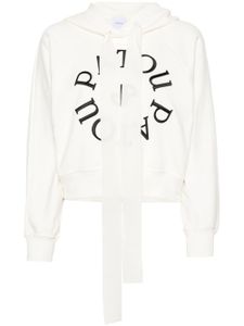 Patou hoodie Medallion en coton biologique - Blanc