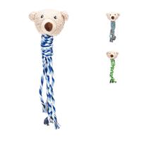 Nobleza Hondenknuffel met piep en touw