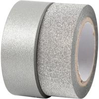 Creativ Company Masking tape zilver 2m, 2st.