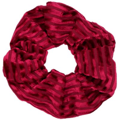 scrunchie Velvet Port red