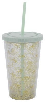 HEMA Drinkbeker Met Rietje 500 Ml