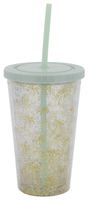 HEMA Drinkbeker Met Rietje 500 Ml - thumbnail