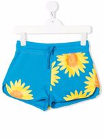 Stella McCartney Kids short à fleurs - Bleu