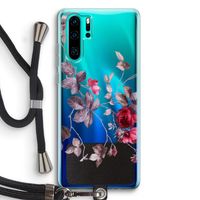 Mooie bloemen: Huawei P30 Pro Transparant Hoesje met koord