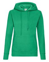 Fruit Of The Loom F409 Ladies´ Classic Hooded Sweat - Kelly Green - XXL