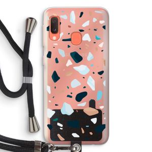 Terrazzo N°13: Samsung Galaxy A20e Transparant Hoesje met koord