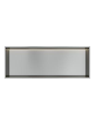 Hotbath &MORE Inbouwnis 30x80x10cm met LED IP44 RVS 316