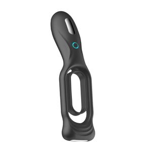 N0. 88 - Vibrating Rechargeable Cock Ring - Black