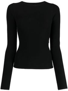 Baserange sweat en coton à col rond - Noir