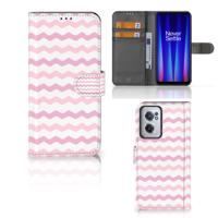 OnePlus Nord CE 2 | Telefoon Hoesje | Waves Roze