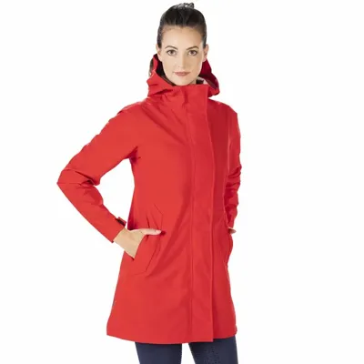HKM Lange Regenjas rood maat:xs HKM Lange Regenjas rood maat:xs