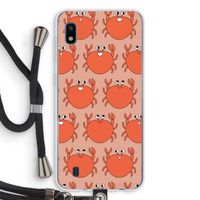 Krab: Samsung Galaxy A10 Transparant Hoesje met koord