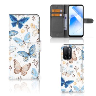Telefoonhoesje | Met pasjeshouder | voor OPPO A16/A16s/A54s Vlinder