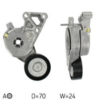 Spanrol, Poly V-riem SKF, Diameter (mm)70mm, u.a. für VW, Skoda, Audi, Seat