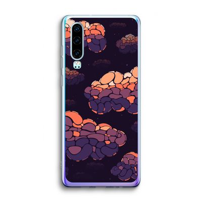 Patroon Wolken: Huawei P30 Transparant Hoesje