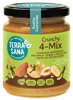 TerraSana Gemengde Notenpasta Crunchy 4-Mix