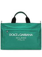 Dolce & Gabbana sac fourre-tout à logo lettre - Vert