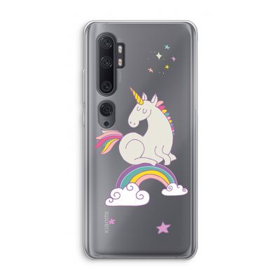 Regenboog eenhoorn: Xiaomi Mi Note 10 Transparant Hoesje