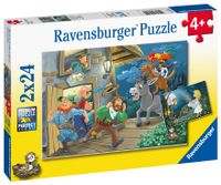 Ravensburger puzzel 2x24 stukjes sprookjestijd - thumbnail