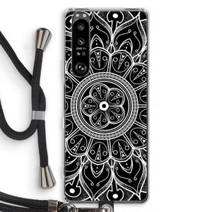 Roses Are Red: Sony Xperia 1 III Transparant Hoesje met koord