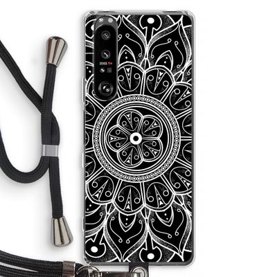 Roses Are Red: Sony Xperia 1 III Transparant Hoesje met koord