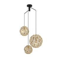 Stars of Light Gouden hanglampSkoura vide - 3-lichts - 39758