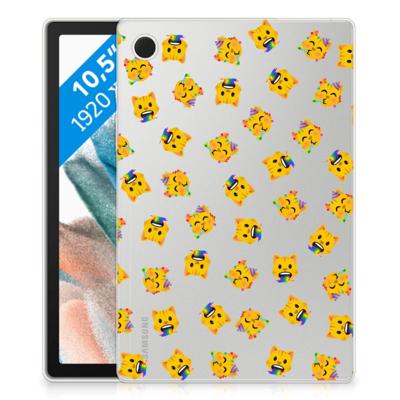 Hippe Hoes voor Samsung Galaxy Tab A8 2021/2022 Katten Emojis
