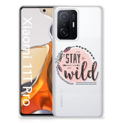 Xiaomi 11T | 11T Pro Telefoonhoesje met Naam Boho Stay Wild Xiaomi 11T | 11T Pro Telefoonhoesje met Naam Boho Stay Wild