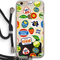 Fruitsticker: iPhone 6 / 6S Transparant Hoesje met koord