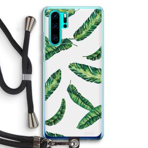 Lange bladeren: Huawei P30 Pro Transparant Hoesje met koord