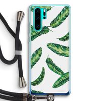 Lange bladeren: Huawei P30 Pro Transparant Hoesje met koord