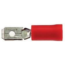 Bofix Kabelschoen plat, mannetje, 4.8mm, per 25