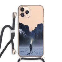 Wanderlust: iPhone 11 Pro Max Transparant Hoesje met koord