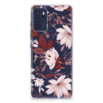 Smartphone hoesje Motorola Moto G60s Watercolor Flowers