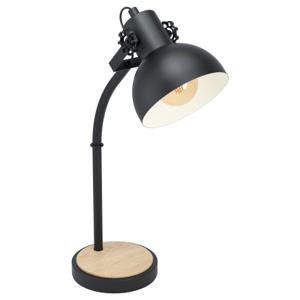 EGLO Lubenham Tafellamp - E27 - 57 cm - Zwart, Bruin