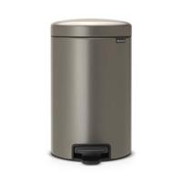 Brabantia NewIcon Pedaalemmer 12 L - Platinum - thumbnail