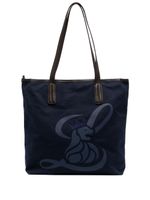 Leathersmith of London sac cabas Lion en toile - Bleu - thumbnail