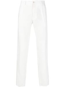 Dolce & Gabbana pantalon de costume à taille mi-haute - Blanc