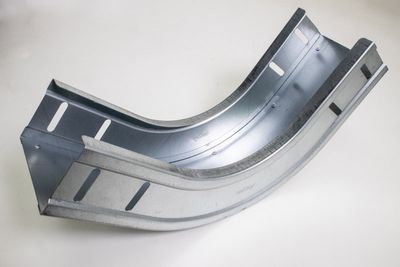 Stijgbocht kabelgoot 100mm gegalvaniseerd