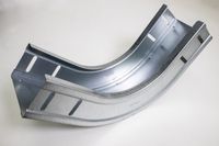 Stijgbocht kabelgoot 100mm gegalvaniseerd