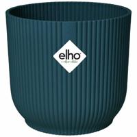 Bloempot Elho Ø 22 cm Rond Donkerblauw Plastic