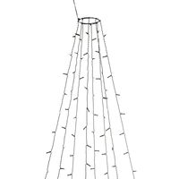 Konstsmide 6322-810 LED-boommantel Buiten Energielabel: E (A - G) werkt op het lichtnet Aantal lampen 560 LED Barnsteen Verlichte lengte: 5.6 m Vonkelfunctie - thumbnail