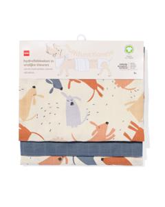 HEMA Hydrofieldoeken 60x60 Structuur Hond - 3 Stuks