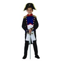 Franse generaal Napoleon kostuum voor jongens 140 (10-12 jaar)  - - thumbnail