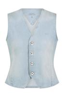 Studio Anneloes Gizel Denim Gilet 11191 Gilets 6300 Light Jeans Blue