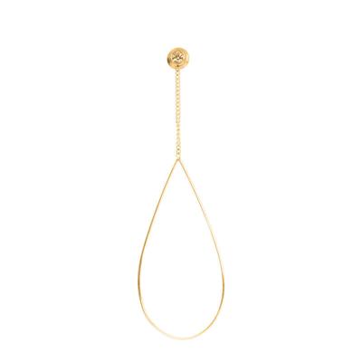 iXXXi Oorbellen Oval Chain Stone Goud