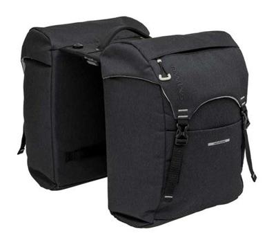 Newlooxs New looxs sports dubbele fietstas zwart/grijs