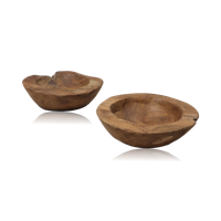 Fruitschaal klein - Teak